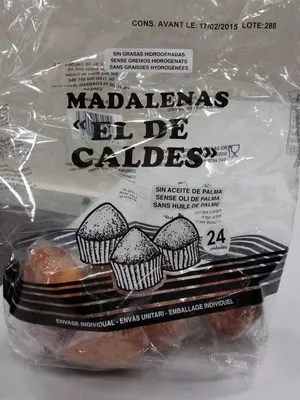 Madeleines Espagnoles El de Caldes 1 kg, code 8412166100074