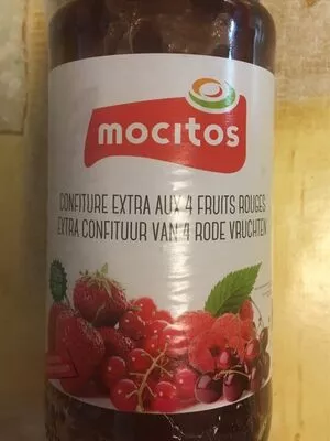 Confiture extra aux 4 fruits rouges Mocitos confiture 4 fruits, code 8412318011265