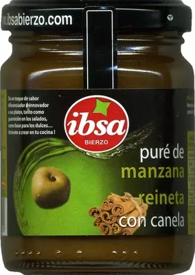 Puré de manzana reineta con canela Ibsa 240 g (neto), 250 ml, code 8412464151129