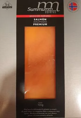 Salmon ahumado premium  100 g, code 8412480516056