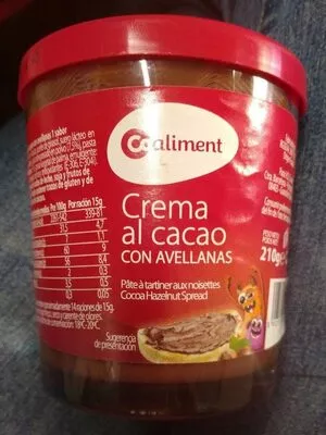 Crema al cacao con avellanas Coaliment , code 8413176923011