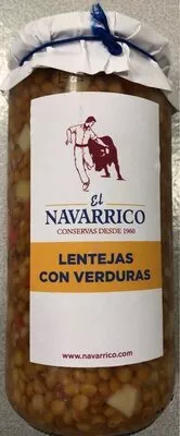 Lentejas con verduras El Navarrico , code 8413239060387