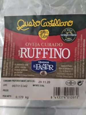San Ruffino - Queso de oveja curado Quesos el Pastor , code 8413376012072