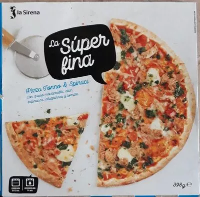 La Súper fina - Pizza Tonno & Spinaci La Sirena 398 g, code 8414532055315