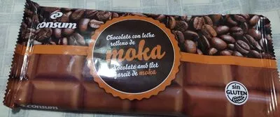 Chocolate con leche relleno con moka Consum , code 8414807518101