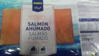 Salmón ahumado Makro Chef 250 g, code 8414892360470
