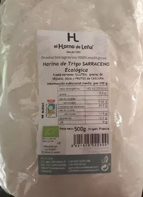 Harina de trigo sarraceno El Horno de Leña , code 8421615022300