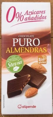 Chocolate Puro Almendras Alipende , code 8421691838444