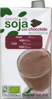 Bebida de soja ecológica con chocolate Soria Natural 1 l, code 8422947900045