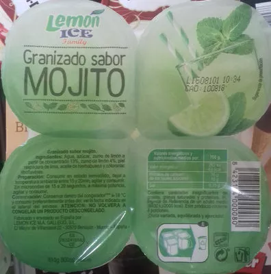 Granizado sabor mojito Lemon Ice Family 810 g, 800 ml (4 x 200 ml), code 8423104000080
