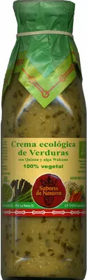 Crema ecológica de verduras (descatalogado) Sabores de Navarra 490 g (neto), 500 ml, code 8423674400792