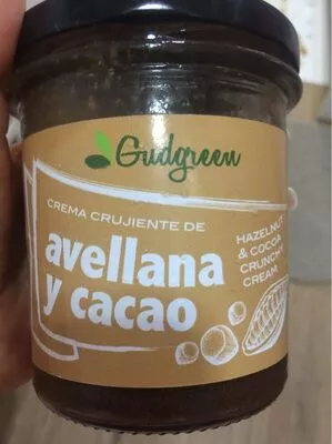 Crema crujiente de avellana y cacao Gudgreen , code 8425402020388