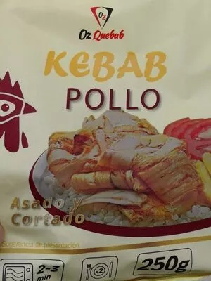 Kebab de pollo asado cortado Oz Quebab , code 8425402490174