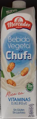 Bebida vegetal de chufa Mercader 1 l, code 8425991411307