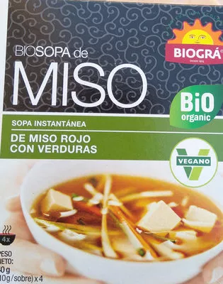 Biosopa de Miso Rojo con Verduras biográ 40g, code 8426904172247