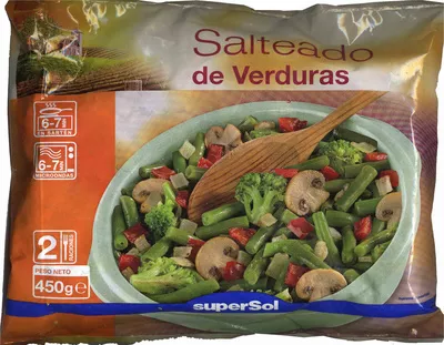 Salteado de verduras congelado "SuperSol" SuperSol 450 g, code 8430803031796