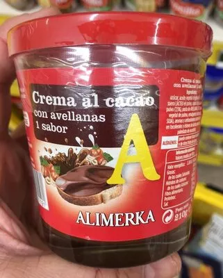 Crema al cacao con avellanas Alimerka 210 g, code 8430807001191