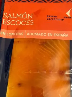 Salmon escocés ahumado Carrefour , code 8431616004427