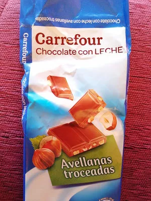 Chocolate con leche avellanas troceadas Carrefour 150 g, code 8431876003840