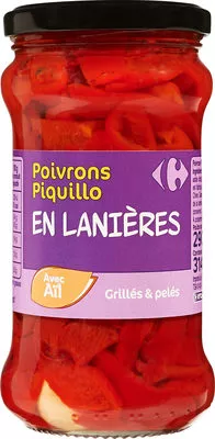 Poivrons de Piquillo en lanières Carrefour 290 g, code 8431876012347