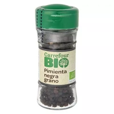 Pimienta negra grano Carrefour,  Carrefour bio 40 g, code 8431876073799