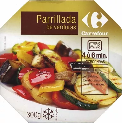 Parrillada de verduras congelada Carrefour 300 g, code 8431876103489