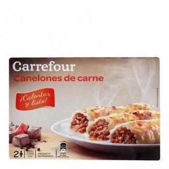 Canelones carne Carrefour , code 8431876149630