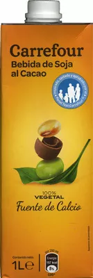 Bebida de soja con cacao - DESCATALOGADO Carrefour 1 l, code 8431876167184