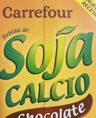 Bebida de soja calcio chocolate Carrefour 1 l, code 8431876245547