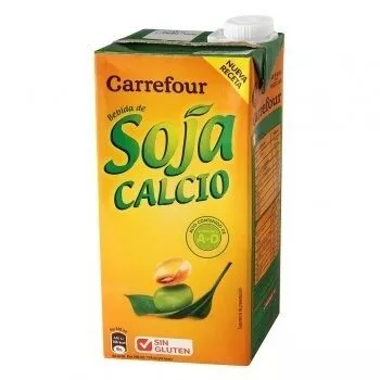 Bebida de soja calcio Carrefour 1 l, code 8431876245561