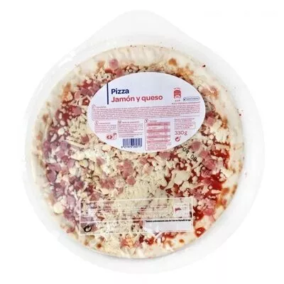 Pizza Jamon Y Queso Carrefour,  Producto blanco , code 8431876260717