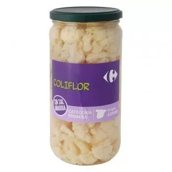 Coliflor sin sal añadida Carrefour 390 g, code 8431876273311