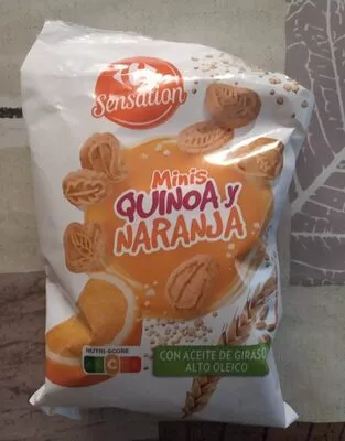 Minis SENSATION quinoa y naranja carrefour , code 8431876292558