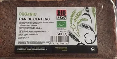 Pan de centeno Bio Cesta 500 g, code 8432430101729