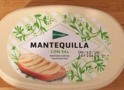 Mantequilla con sal El Corte Inglés , code 8433329104111