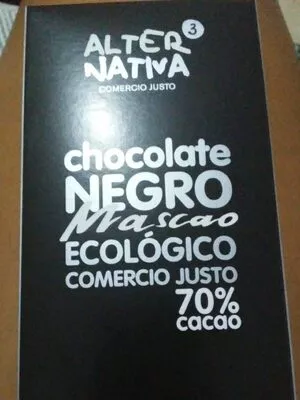 Chocolate negro mascao AlterNativa, AlterNativa3 80 g, code 8435030570506