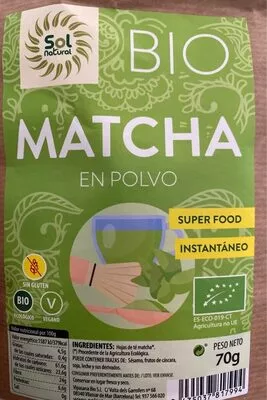 Matcha en polvo Sol Natural , code 8435037817994
