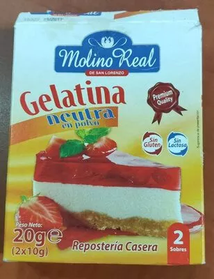 Gelatina Neutra Molino Real 20 g, code 8435119220186