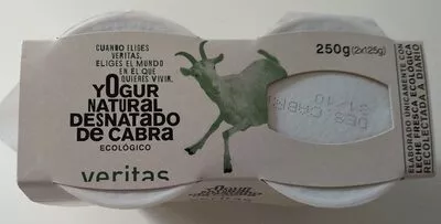 Yogur natural desnatado de cabra Veritas 250 g (2x125g), code 8435173009796