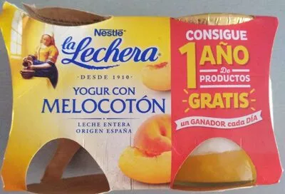 Yogur La Lechera con melocotón Nestlé , code 8435257004501