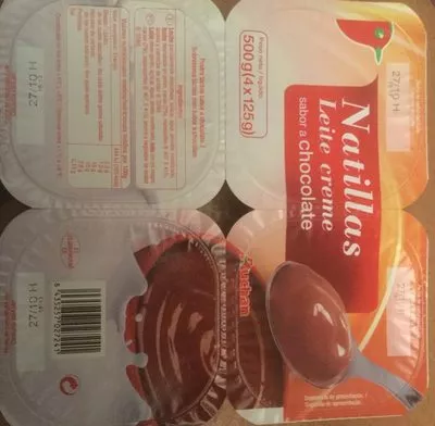 Natillas sabor chocolate Auchan , code 8435257027241
