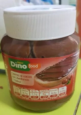 Crema al cacao con avellanas Hiper Dino , code 8435382808197