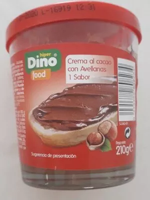 Crema al cacao con avellanas Hiper Dino , code 8435382808234