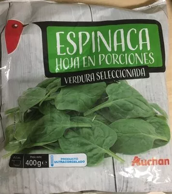 Espinacas en porciones Auchan 400 g, code 8435434307432