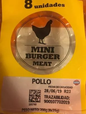 Mini burguer Meat (8 unidades)  200 g, code 8436021411457