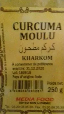 CURCUMA MOULU  KHARKOM  , code 8436038263261