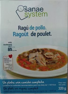 Ragoût de poulet Sanae System , code 8436537041629