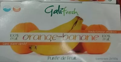 100% fruit Orange-Banane Galifresh 2 * 150 g (300 g), code 8436544805221