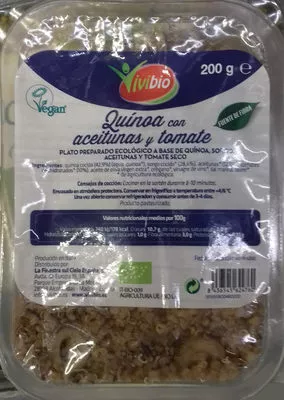 Quinoa con aceitunas y tomate Vivibio 200 g, code 8436545624760