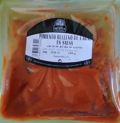 Pimiento relleno de carne en salsa  , code 8436547703999